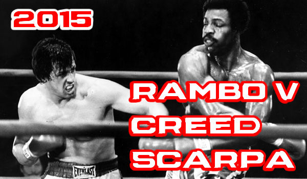 Películas Sylvester Stallone 2015: Rambo 5, Creed, Scarpa